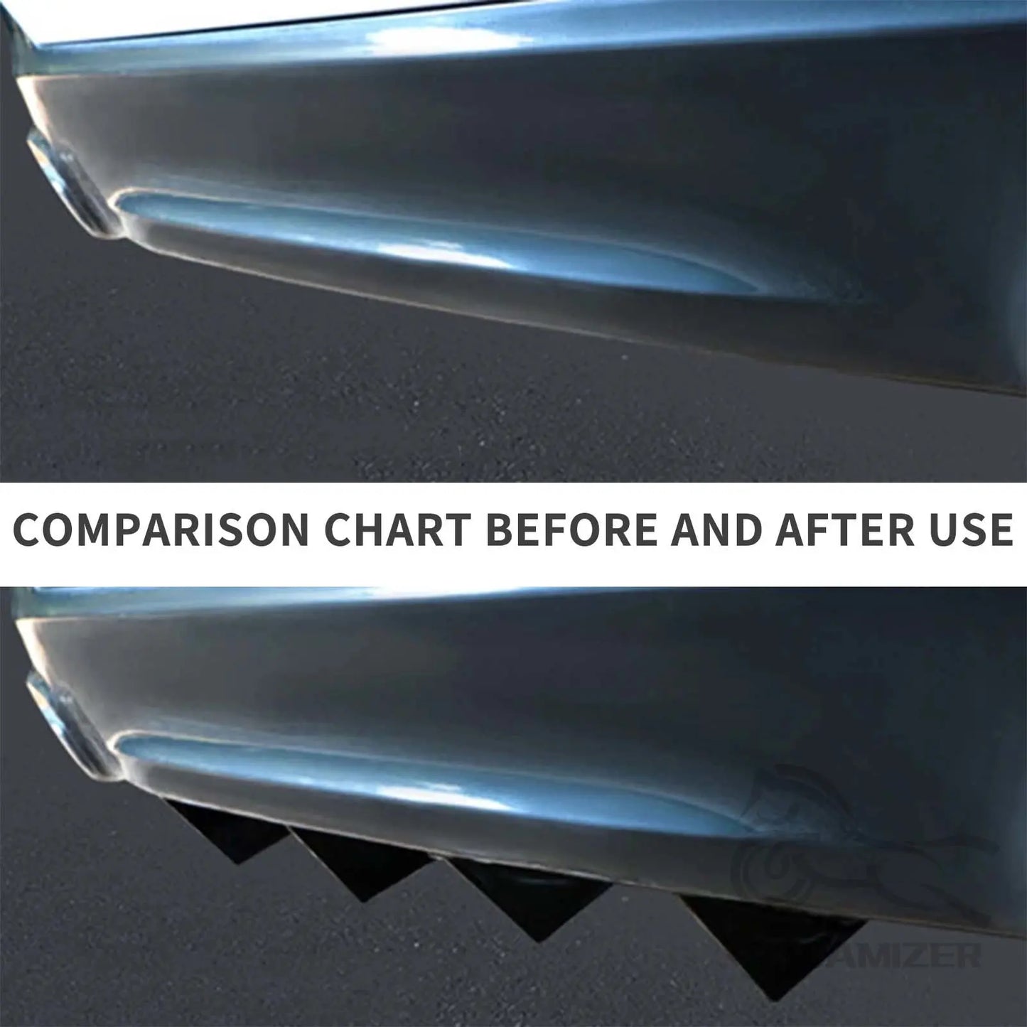 Zderzak tylny Shark Fins do Ford Mustang 2005-2021