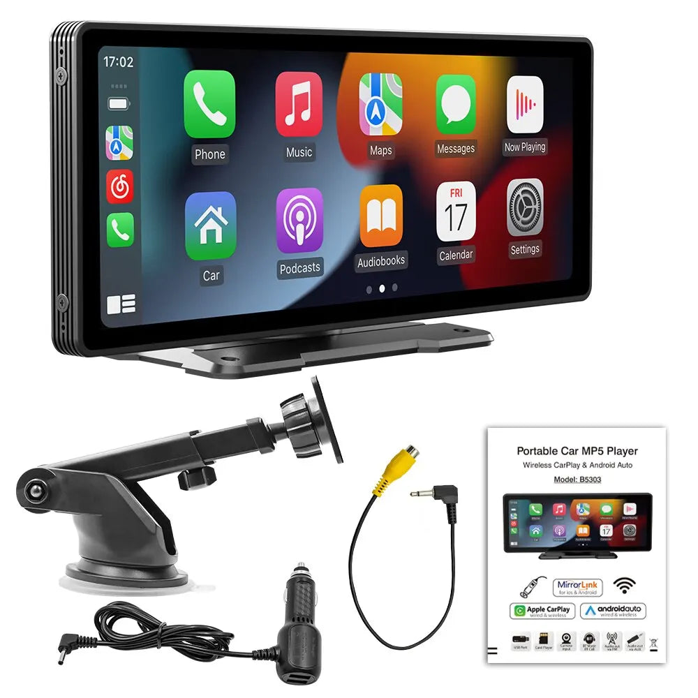 Uniwersalny 10,26” ekran Carplay – radio multimedialne