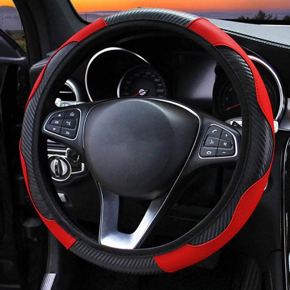Skórzany pokrowiec na kierownicę do Renault Megane 2/3, Clio, Duster